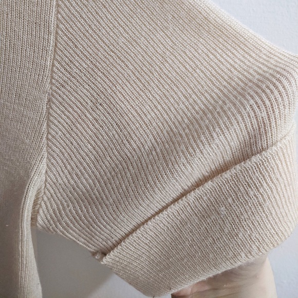 Vintage beige stretchy shirt - Picture 5 of 5